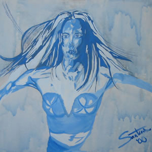 The Dancer, Santina Rico, Abstract Art