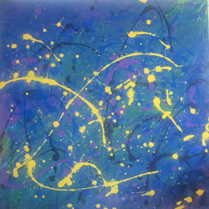 The Kaleidoscope,Santina Rico, Artist, Abstract Art, Contemporary Art, paintings, painter, paint